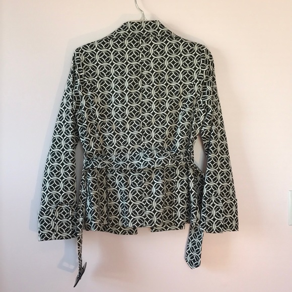 NWOT Geometric Belted Jacket - Picture 7 of 8